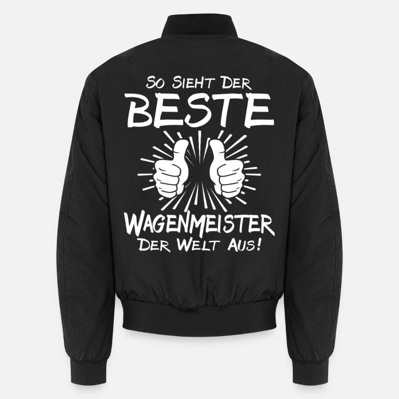 Best Wagon Master - Unisex Bomber Jacket - black