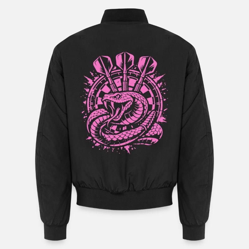 Darts | Rattle the Board , Klapperschlange Unisex Bomberjacke