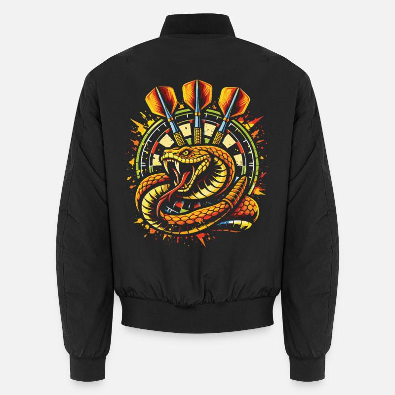 Darts | Rattle the Board , Klapperschlange - Unisex Bomber Jacket - black