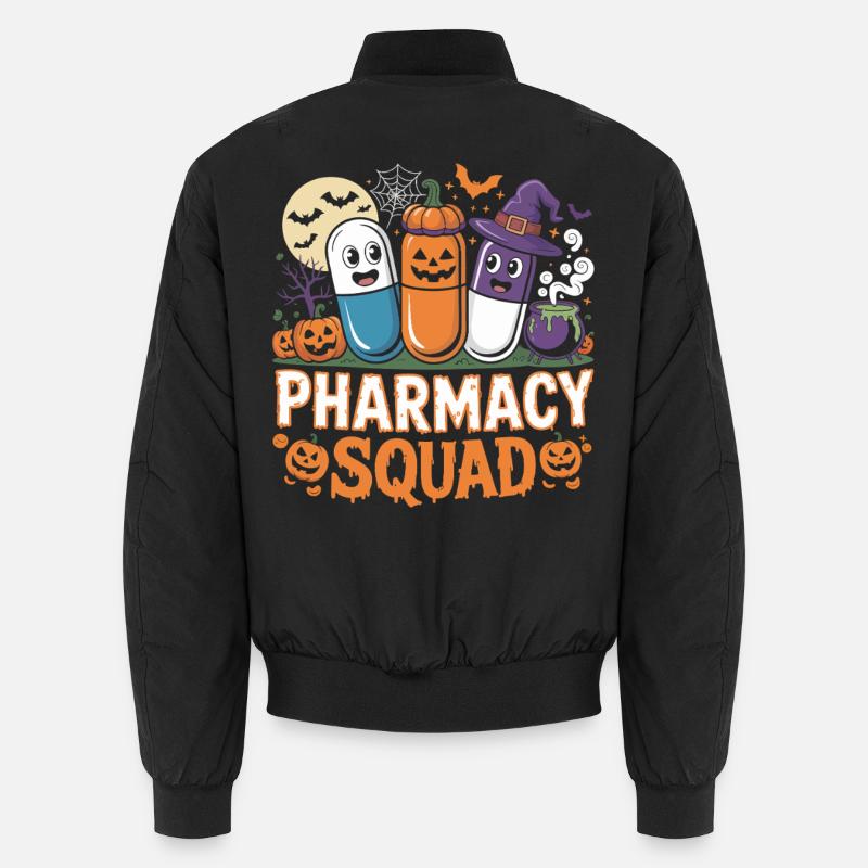 Pharma Squad Halloween Collection Unisex Bomber Jacket