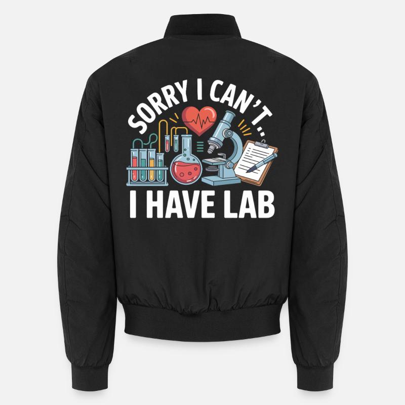 Sorry, ich hab Labor - Unisex Bomberjacke - Schwarz