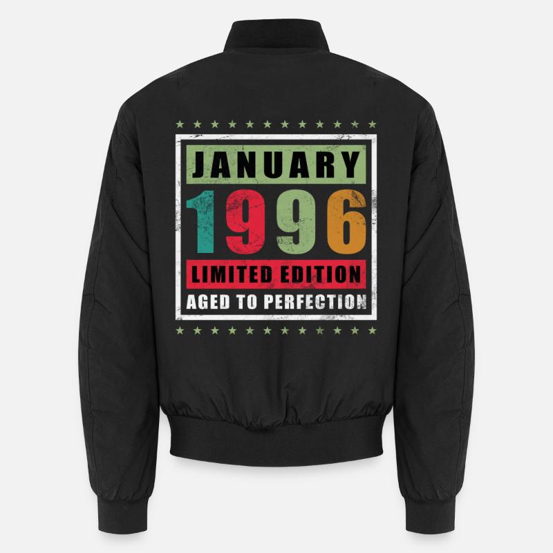 Janvier 1996 Édition limitée - Bomber unisexe - noir