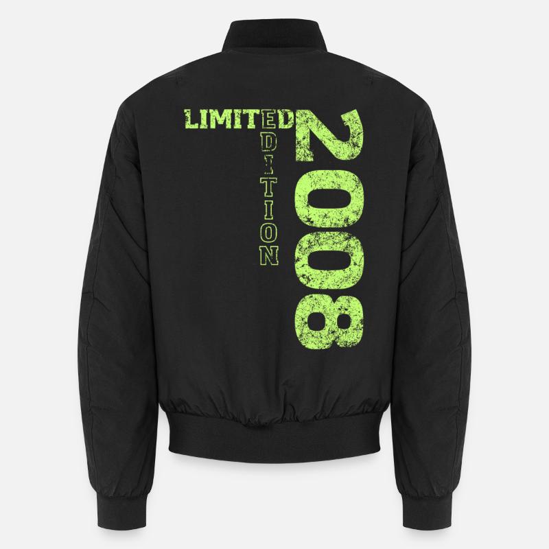 Limited Edition 2008 18. Geburtstag Geschenk Unisex Bomberjacke