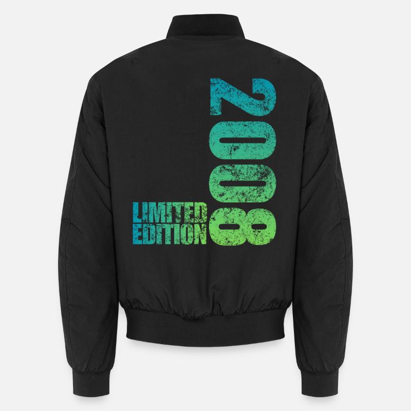 Édition limitée cadeau pour le 18e anniversaire 2008 Bomber unisexe