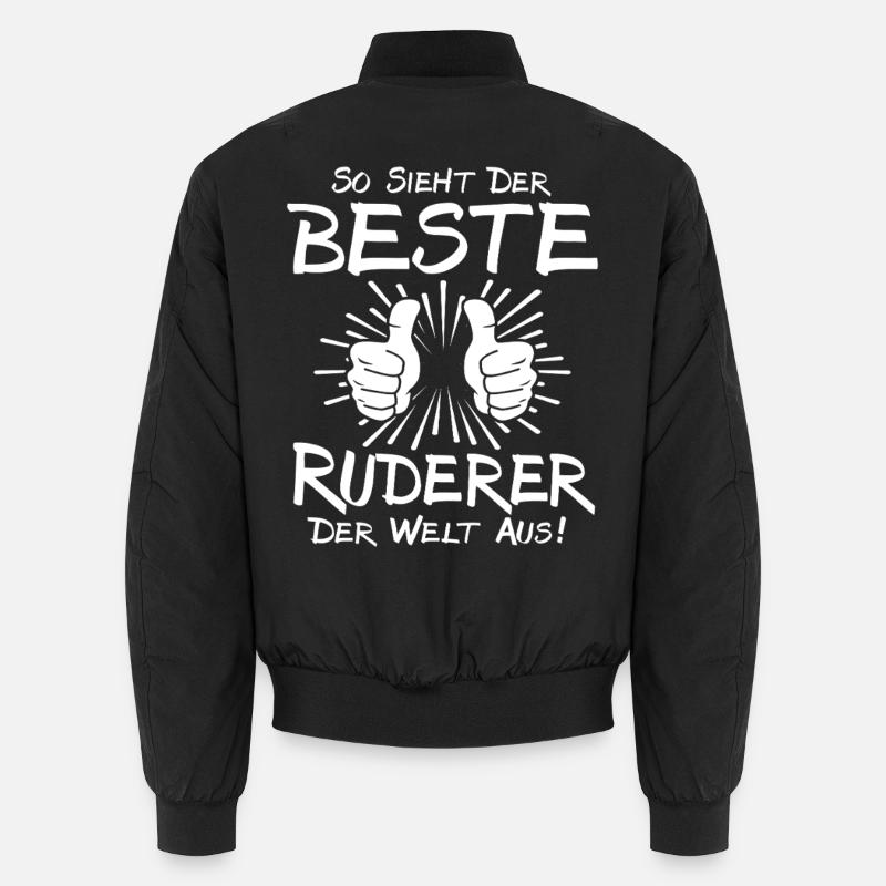 Best rower - Unisex Bomber Jacket - black