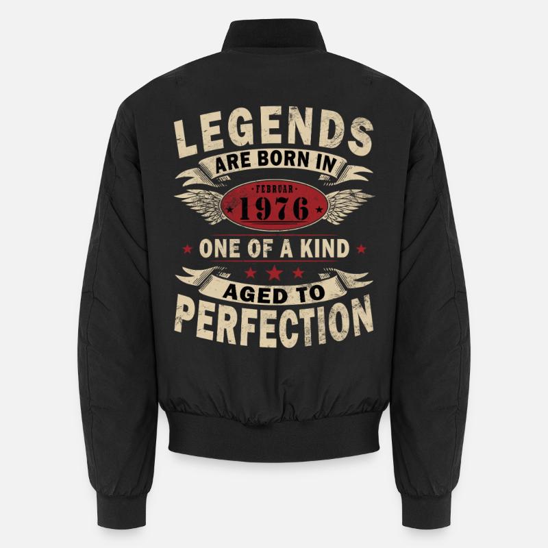 Februar 1976. Februar 1976 Geburtstagsgeschenk. Unisex Bomberjacke