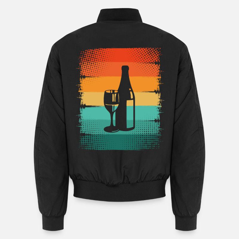 Wein Unisex Bomberjacke