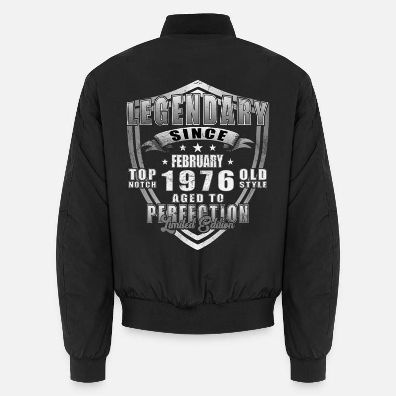 Février 1976. Février 1976 Cadeau d’anniversaire. Bomber unisexe
