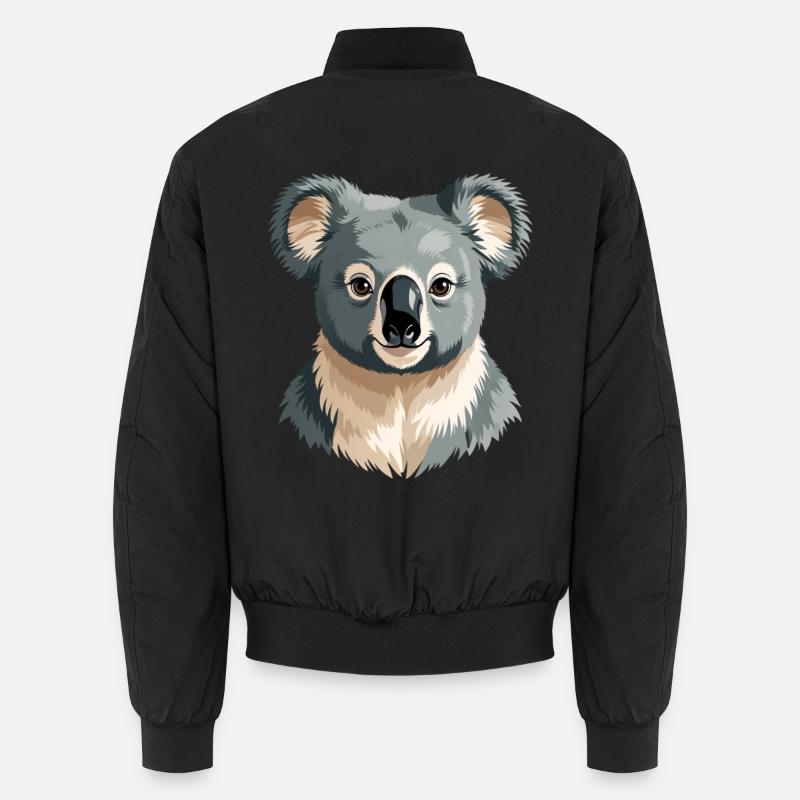 Portrait du Koala Doux Bomber unisexe
