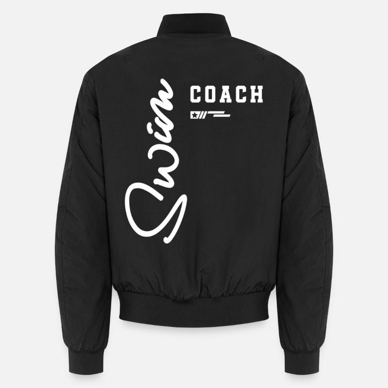 Swim Coach Classic Poolside für Teamleiter Unisex Bomberjacke