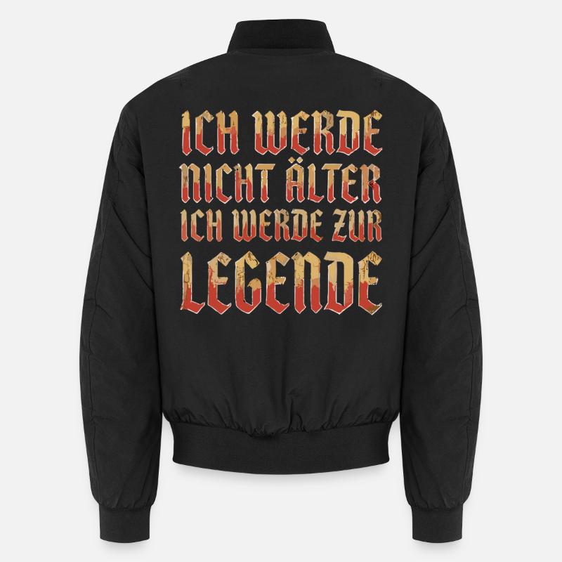40th & 50th Birthday Legend 60th & 70th Birthday Unisex Bomber Jacket