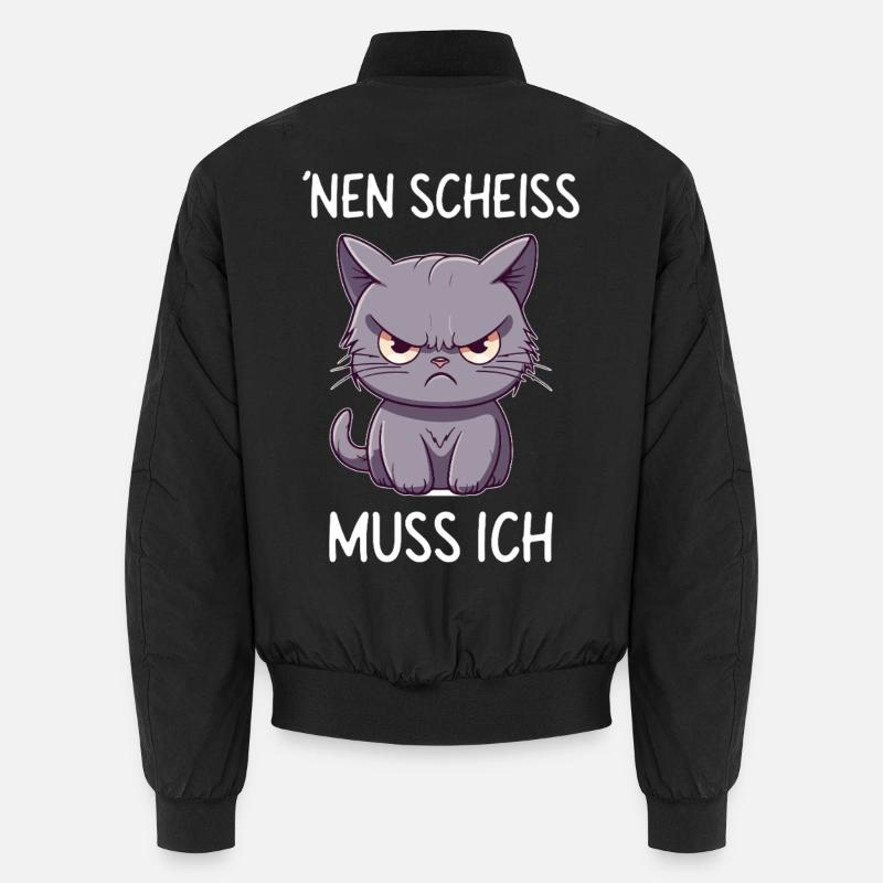 Nen Scheiss Muss Ich Unisex Bomberjacke