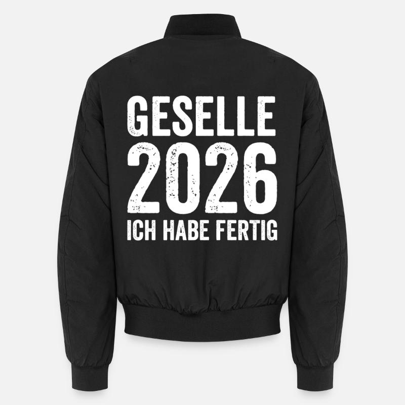 Journeyman 2026 I'm done - Unisex Bomber Jacket - black