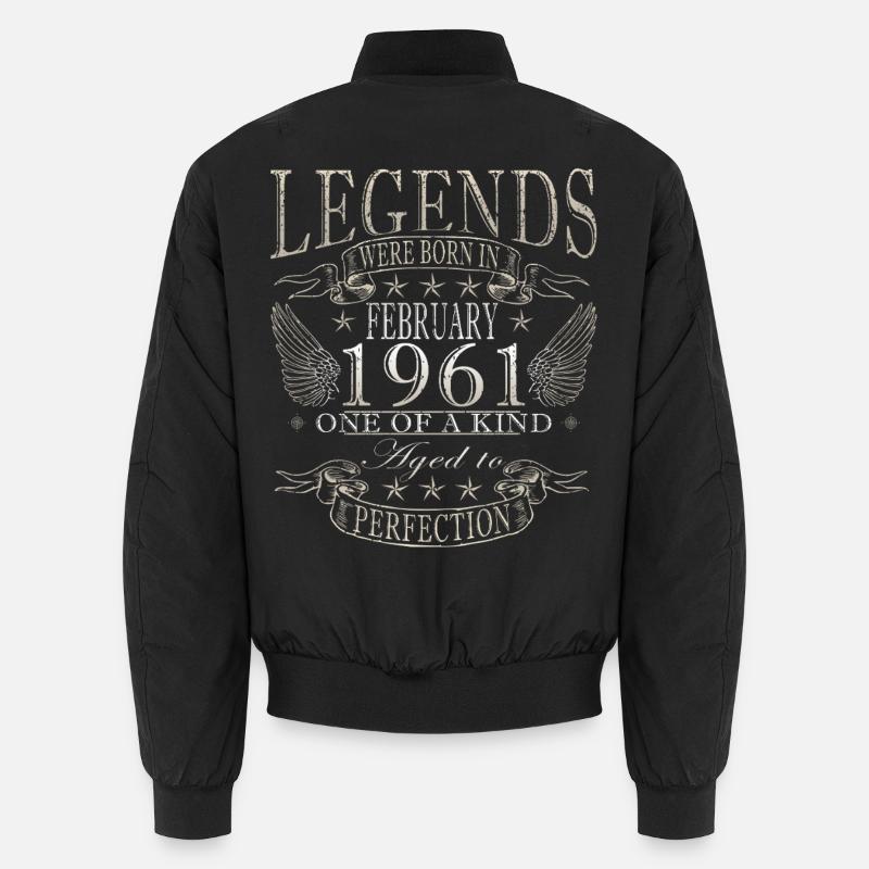 February 1961 Jubilee 1961 Legends February Unisex Bomber Jacket