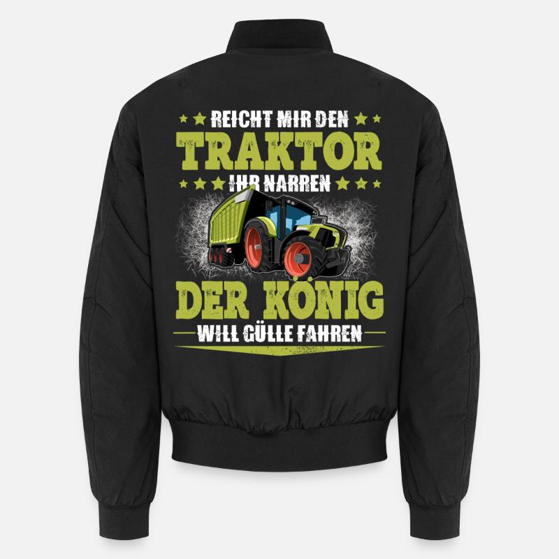 Farmer Tractor Unisex Bomber Jacket