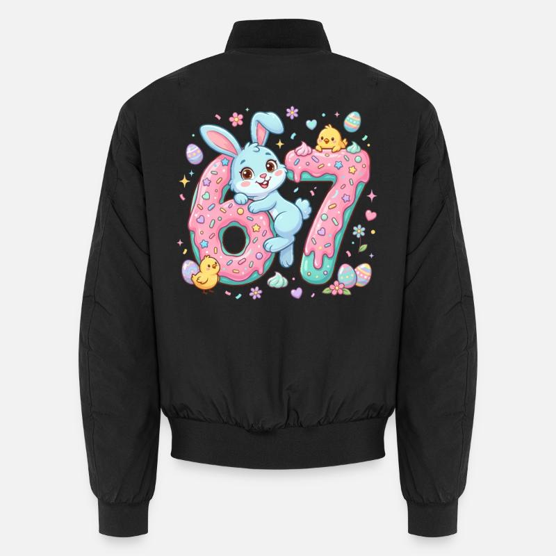 67 Easter - Unisex Bomber Jacket - black