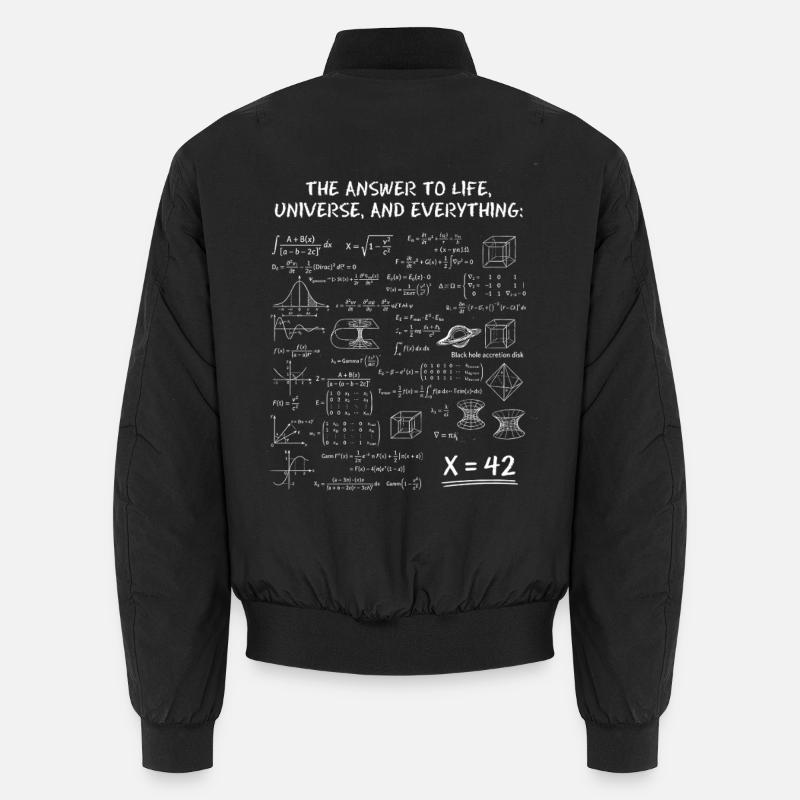 The Answer to Everything – Science Nerd Design Unisex Bomber Jacket