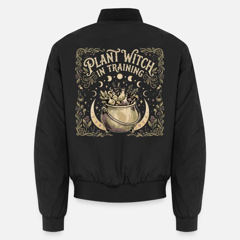 Plant Witch In Training Herb Witch Witchcraft Unisex Bomber Jacket