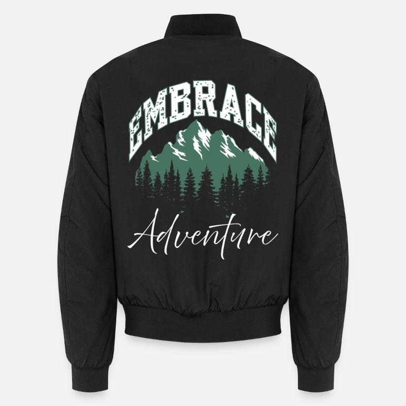 Embrasse le logo de Adventure Mountain Bomber unisexe
