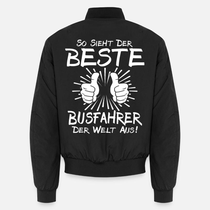 Best Bus Driver - Unisex Bomber Jacket - black