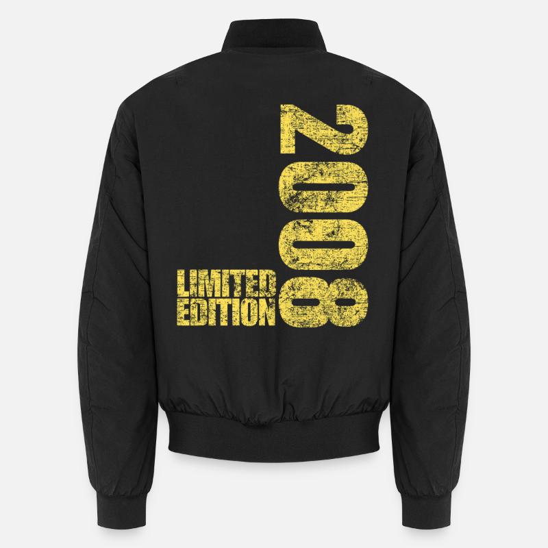 Limited Edition 2008 18. Geburtstag Geschenk Unisex Bomberjacke
