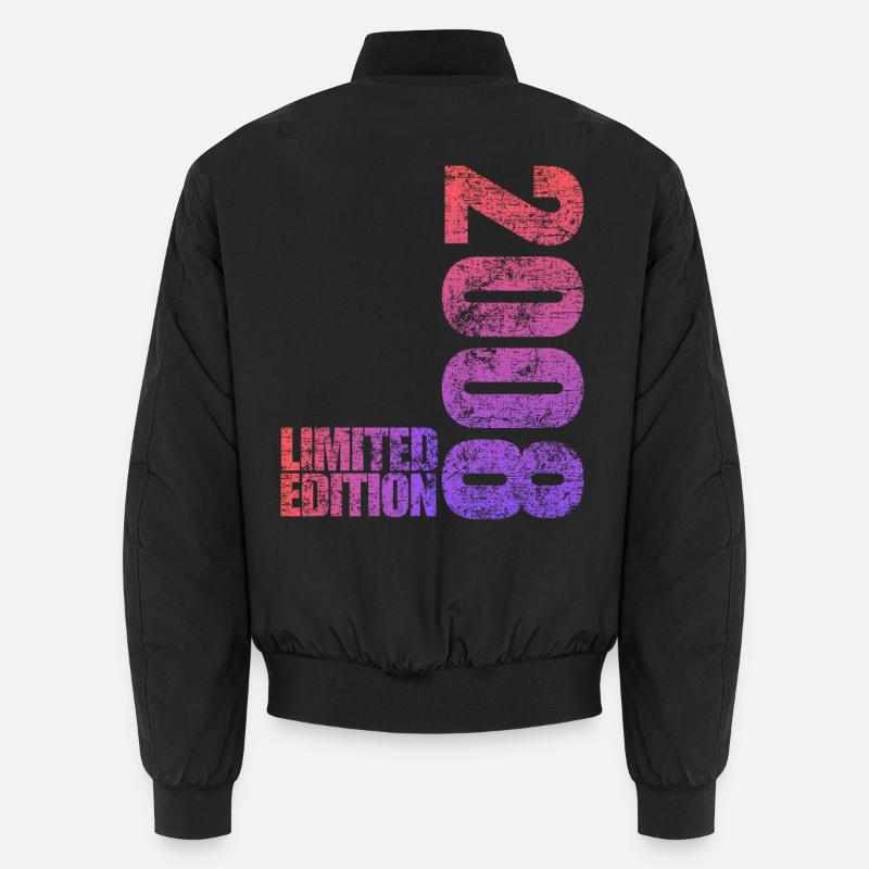 Édition limitée cadeau pour le 18e anniversaire 2008 Bomber unisexe