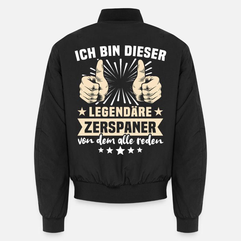 Zerspaner Sprüche Unisex Bomberjacke