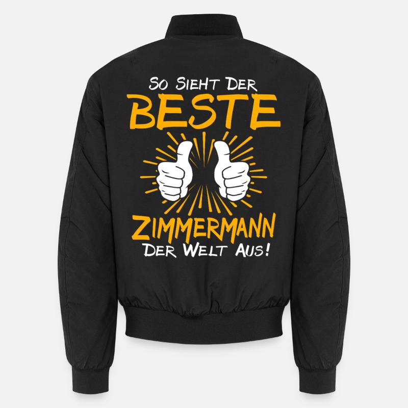 Idée de cadeau Zimmermann - Bomber unisexe - noir
