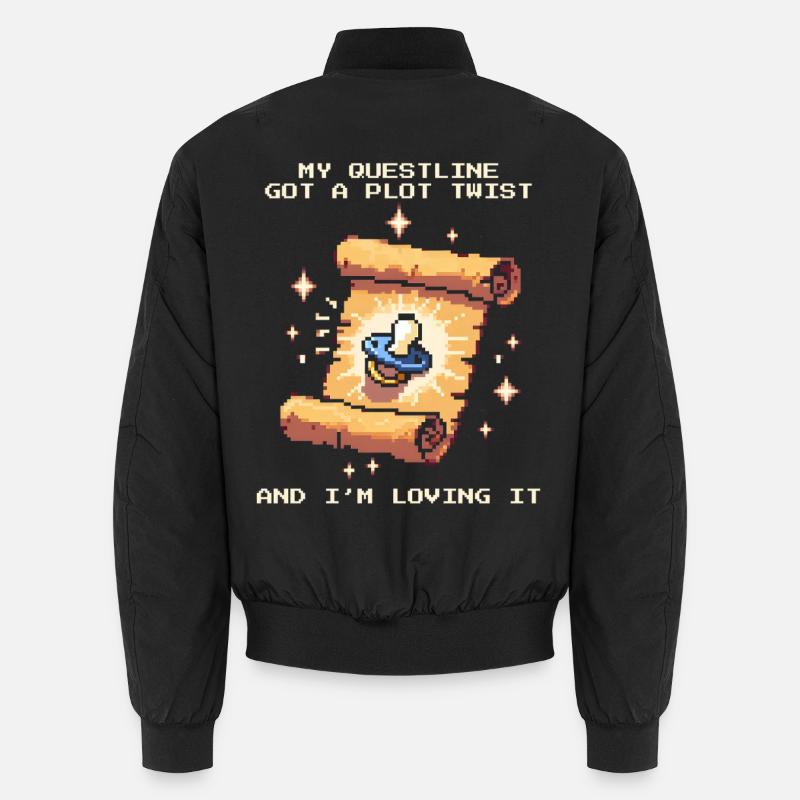 Questline Plot Twist | Baby hat alles geändert Unisex Bomberjacke