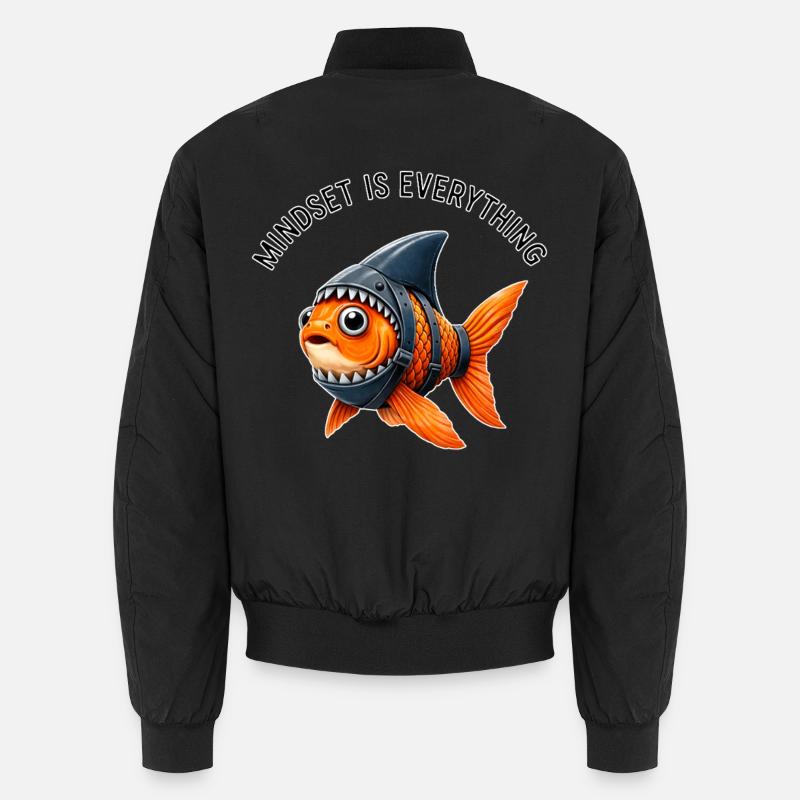 Mindset Fisch – Sei der Hai Bomber unisexe