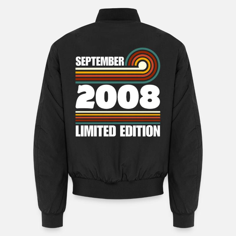 Limited Edition 2008 18. Geburtstag Geschenk Unisex Bomberjacke