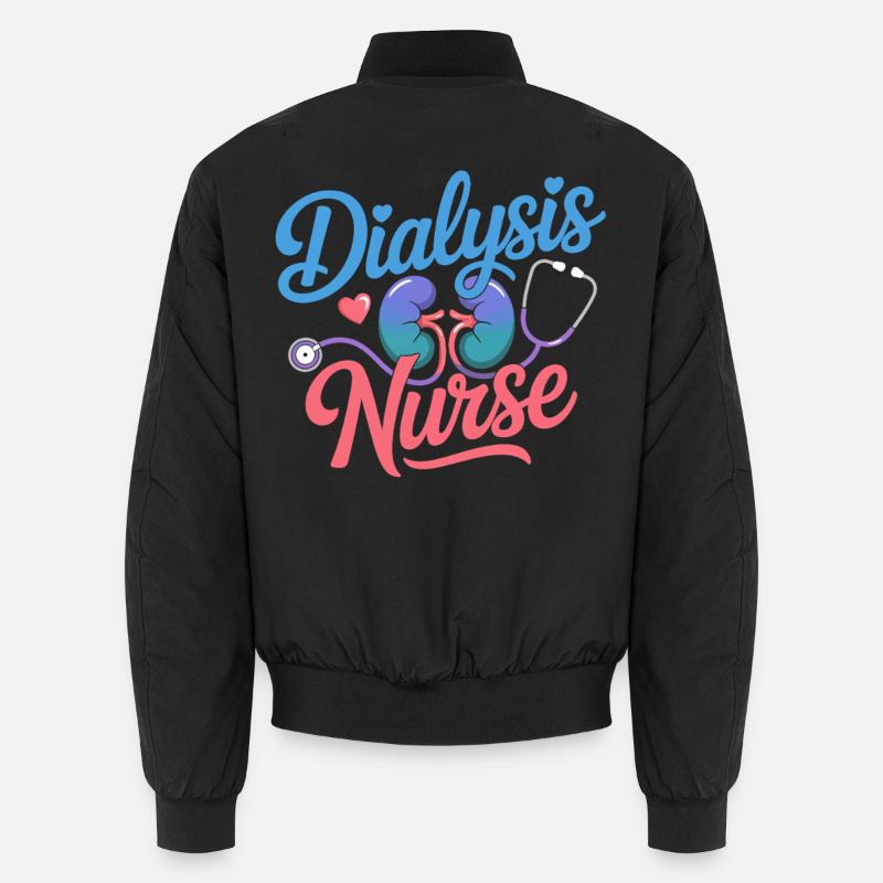Conception d’infirmières en dialyse Bomber unisexe