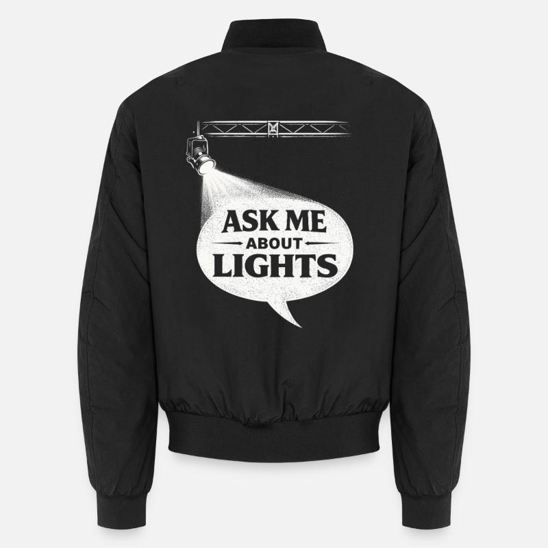 Lichttechniker me demande des lumières Bomber unisexe