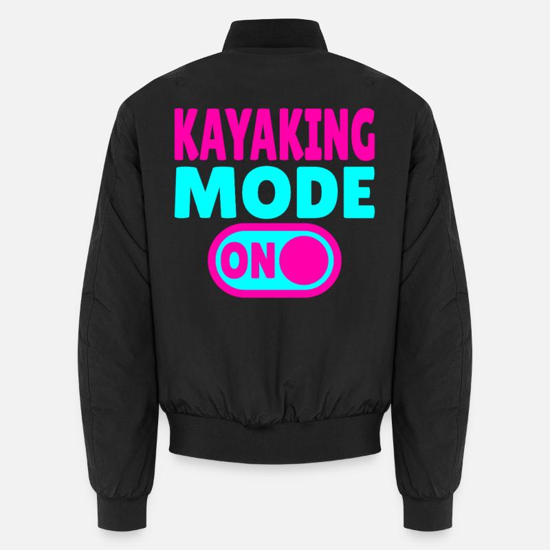 Kayaking Mode ON – Adrenalin auf Fluss & Meer Unisex Bomberjacke