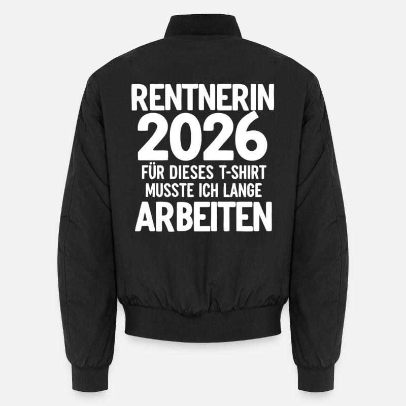 Retraité 2026 Bomber unisexe