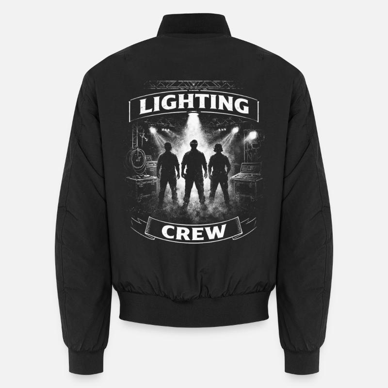Lighting Technician Lighting Technician Lighting Crew Unisex Bomber Jacket