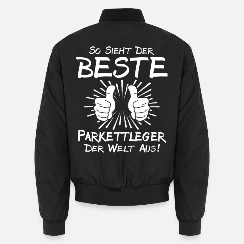Best parquet layer - Unisex Bomber Jacket - black
