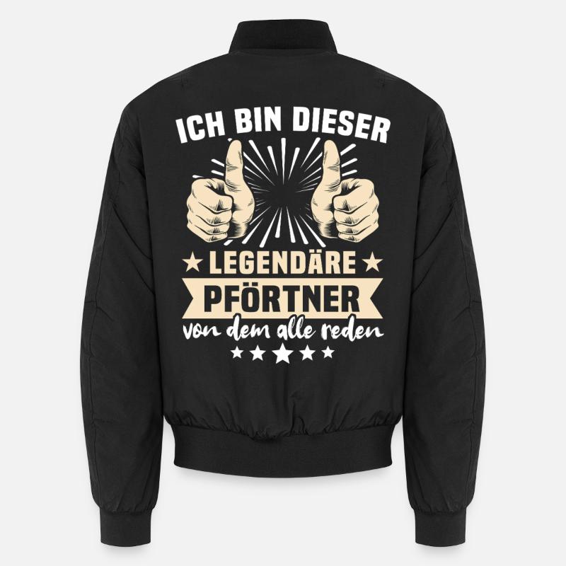 Gatekeeper sayings - Unisex Bomber Jacket - black