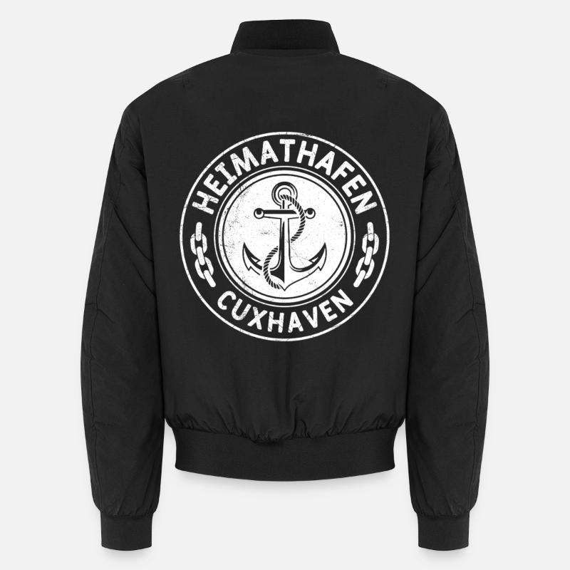 Cuxhaven HEIMATHAFEN CUXHAVEN Funny Unisex Bomber Jacket