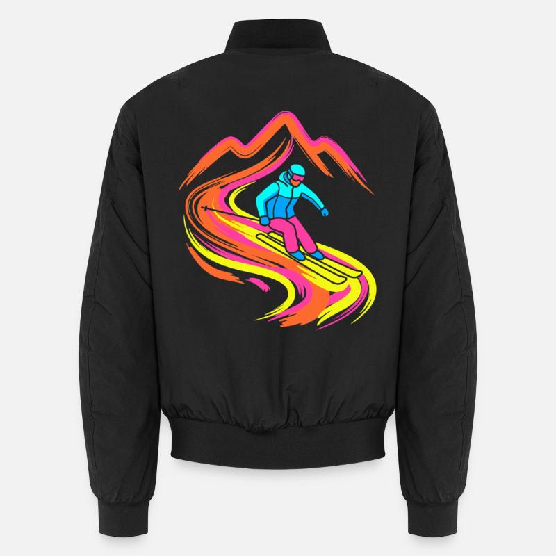 Skier Unisex Bomber Jacket