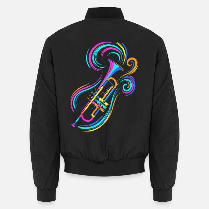 Trompete Unisex Bomberjacke