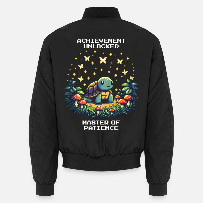 Patience Unlocked | Turtle Unisex Bomber Jacket