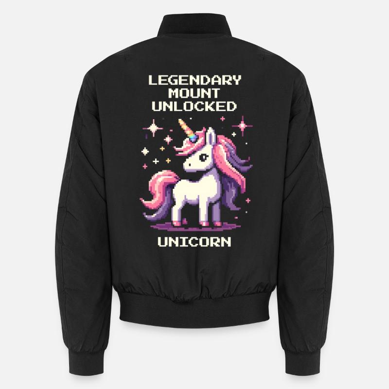 Legendary Mount Unlocked | Unicorn Unisex Bomber Jacket