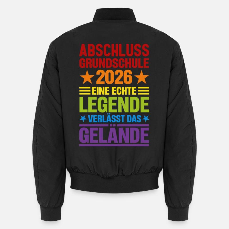 Primary school graduation 2026 - Unisex Bomber Jacket - black