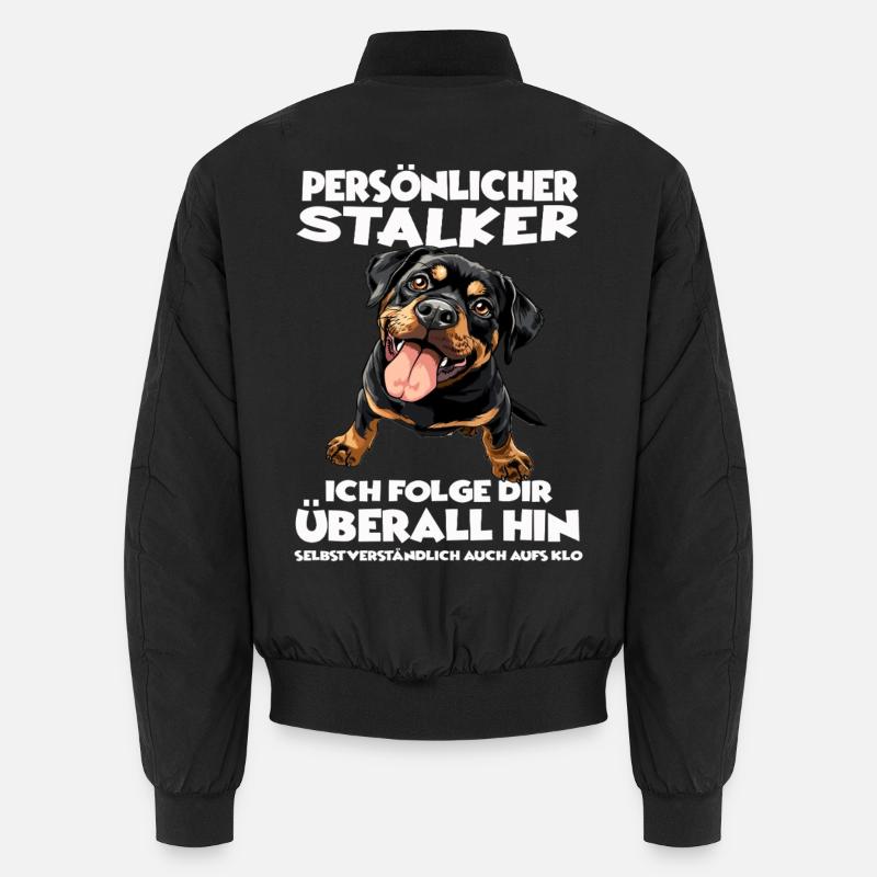 Rottweiler T Hundehalter Gassi Bekleidung Rotti Ro Unisex Bomberjacke