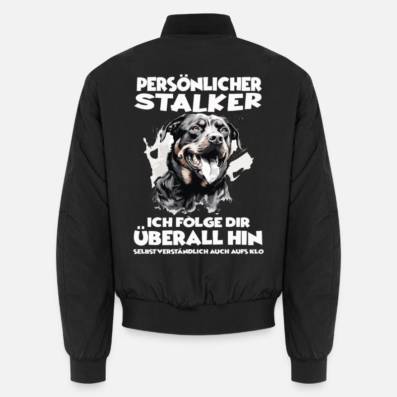 Hundehalter Geschenk Rottweiler Hundebesitzer  Unisex Bomberjacke