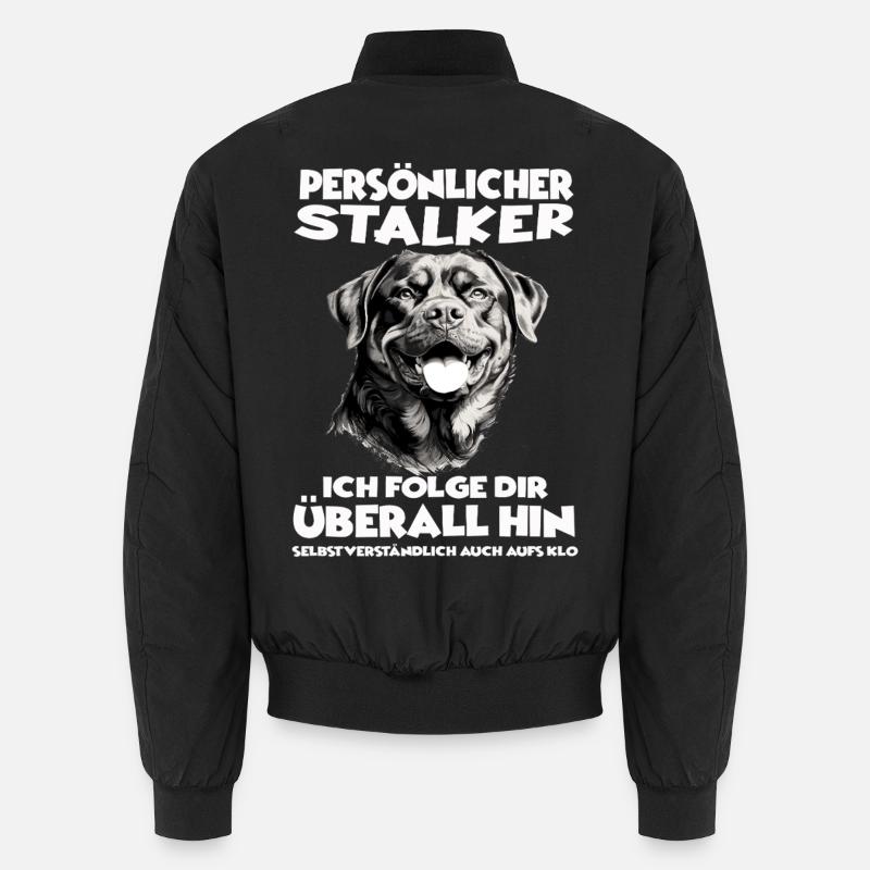 Rottweiler T Hundehalter Gassi Bekleidung Rotti Ro Unisex Bomberjacke