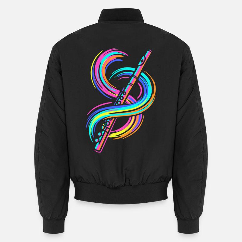 Flûte colorée Bomber unisexe