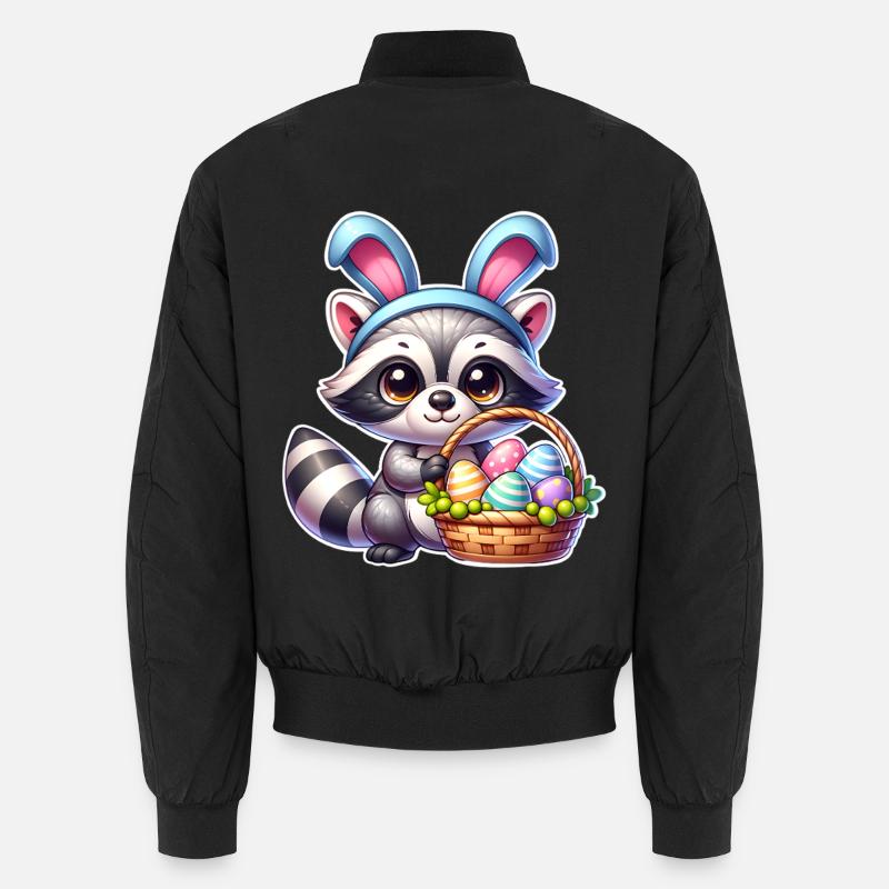 Raton laveur de Pâques Bomber unisexe