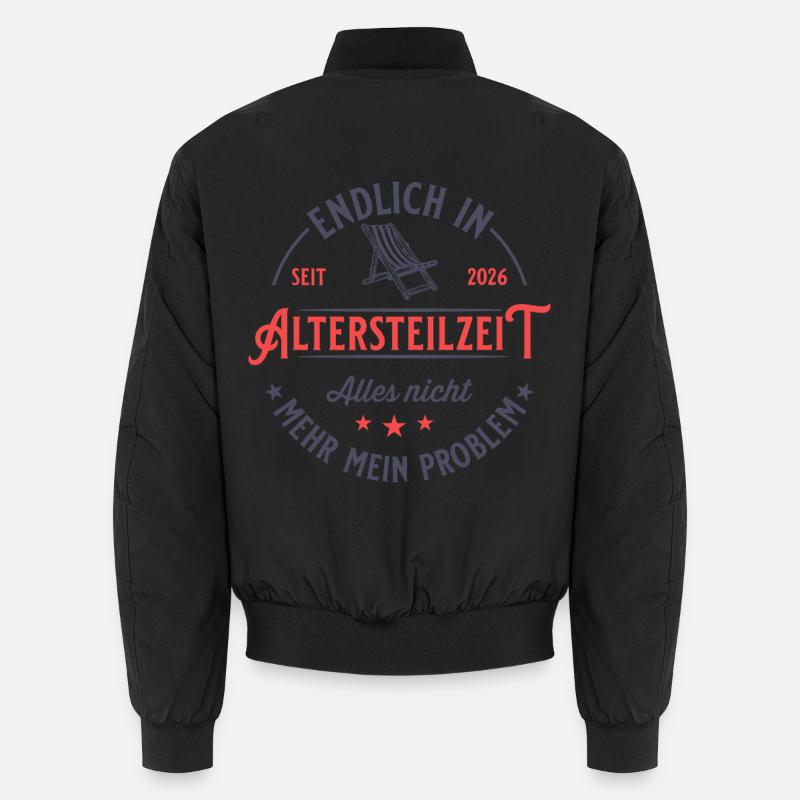 Partial retirement 2026 farewell gift colleagues Unisex Bomber Jacket
